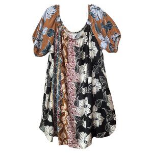 Tribal Sport Bubble Sleeve Cover Up Dress NWT